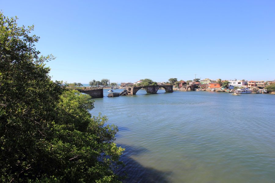 Landscape of Barra de São João in the Município de Casimiro de Abreu