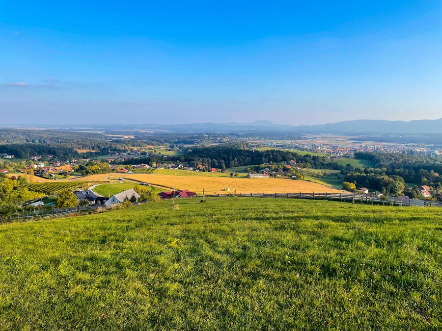 View over Slovenska Bistrica, Slovenia