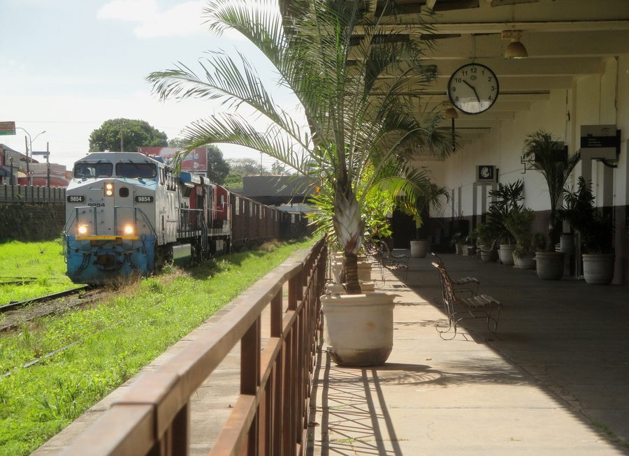 Historic railway station building of Catanduva in the state of São Paulo