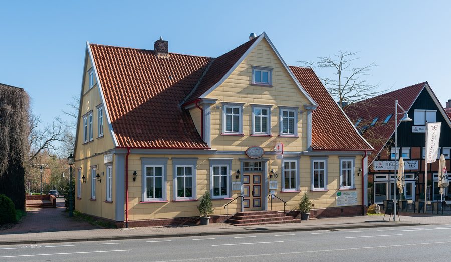 Building on Poststraße 10 in Soltau, Lower Saxony