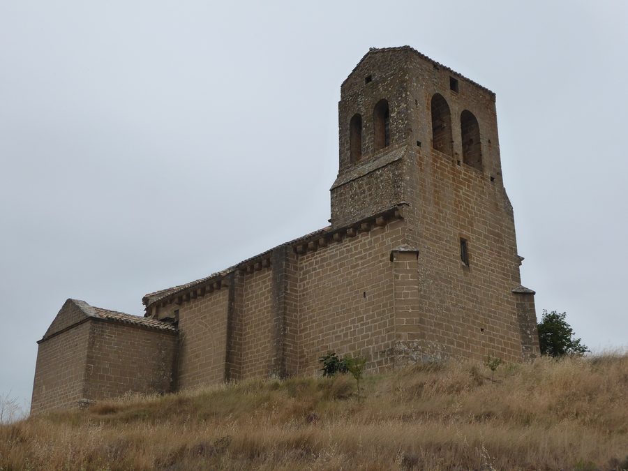 Vista de Santsoain, una pequeña localidad rural de Navarra