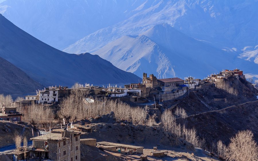 Jharkot village in the Dhaulagiri area of Nepal