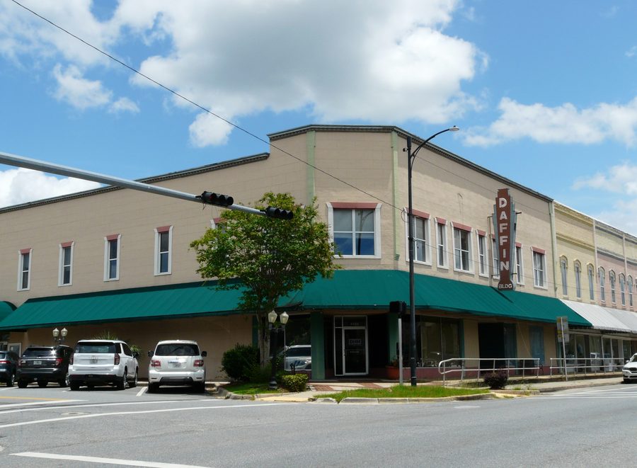 The Daffin Building in the Marianna Historic District in downtown Marianna, Florida