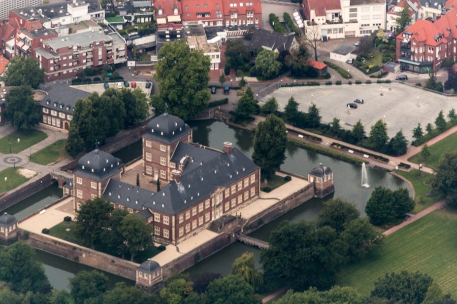 Barockes Wasserschloss Schloss Ahaus in Ahaus, Nordrhein-Westfalen