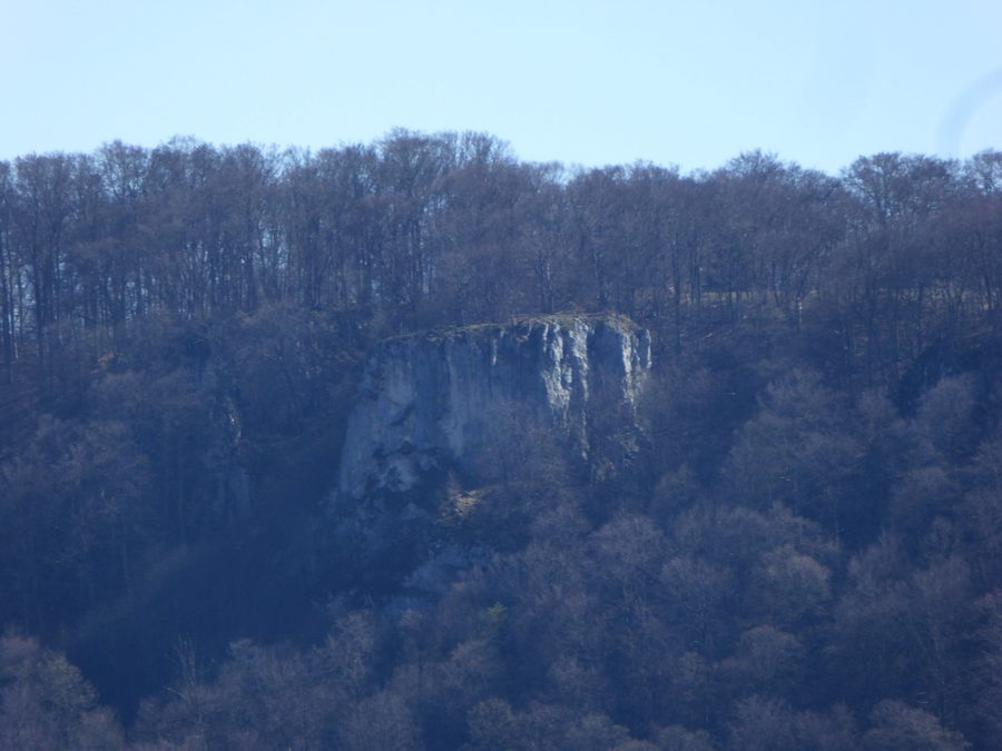 View over the Ermstal to the Albtrauf near Dettingen an der Erms