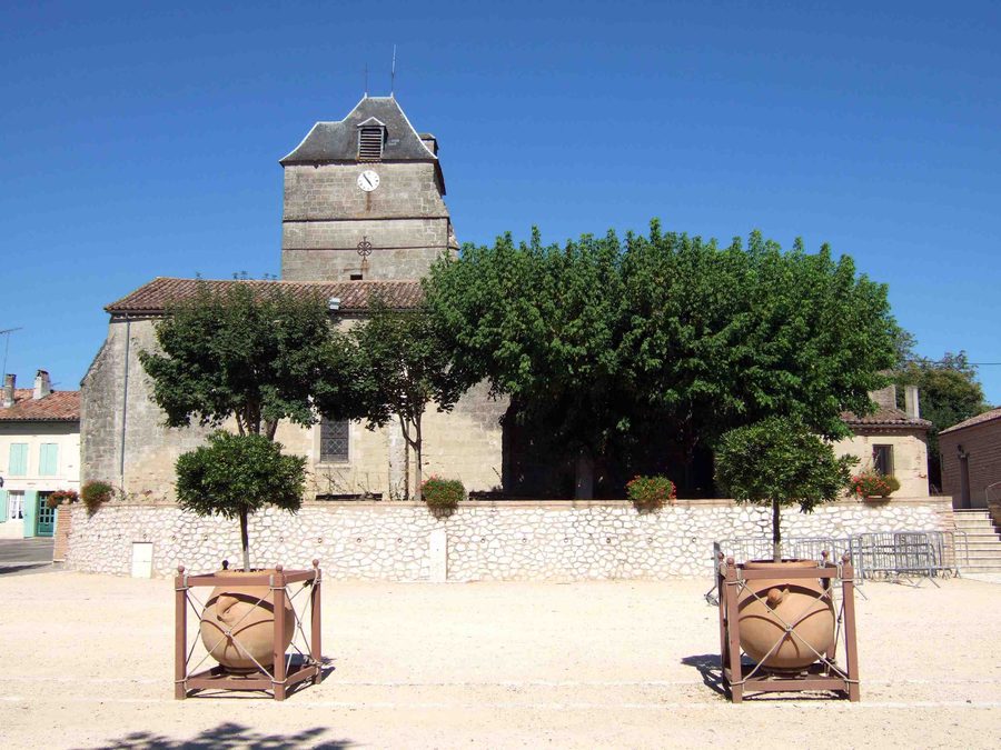Église Saint-Jean-Baptiste in Fauillet near Gontaud-de-Nogaret
