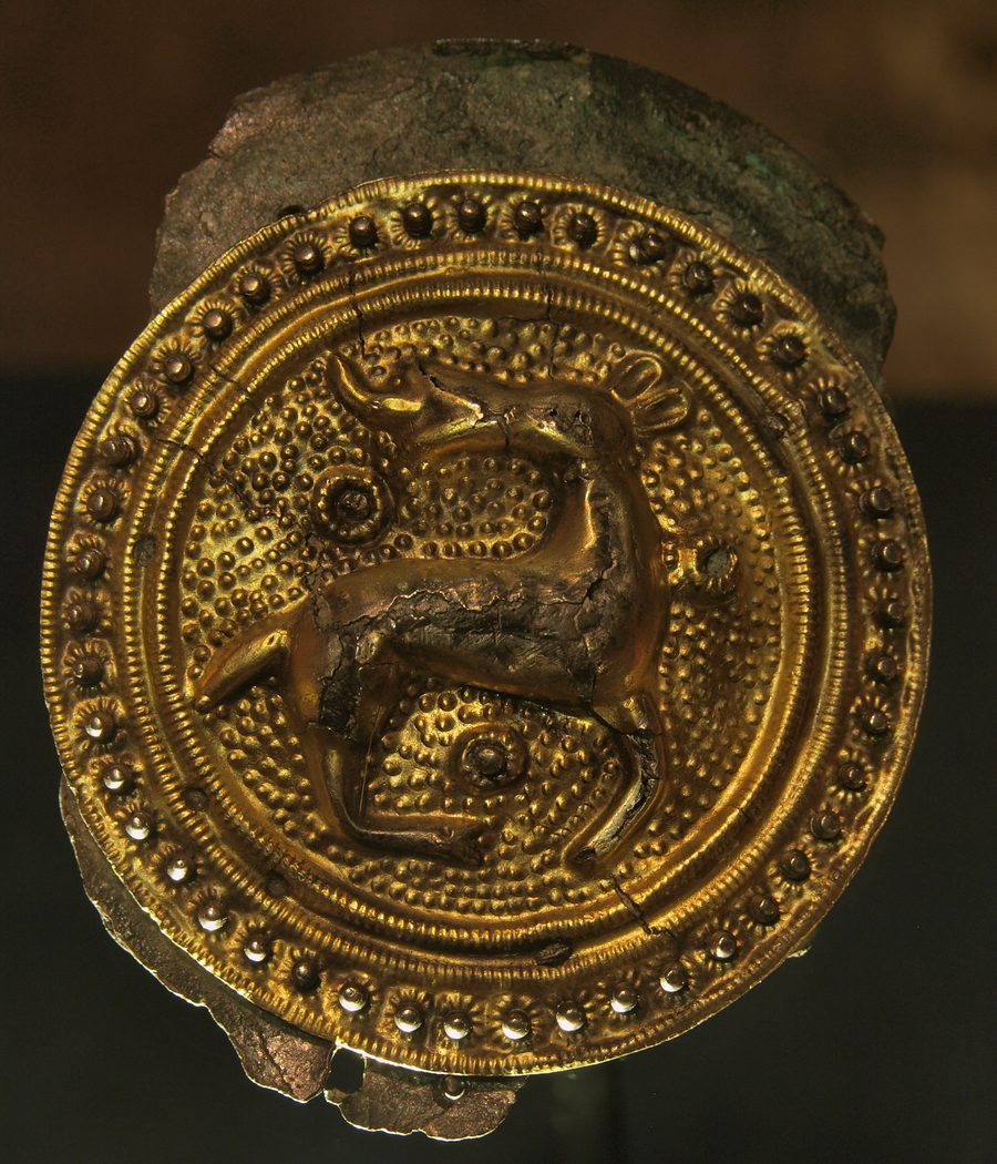 The disc fibula from Tangendorf dating from around 300 AD