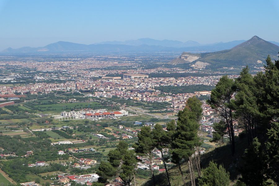 Panorama of Caserta seen from Maddaloni