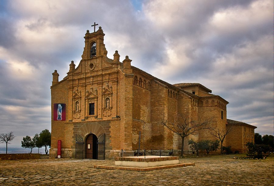 Ermita de la Virgen del Yugo near Arguedas in Navarre