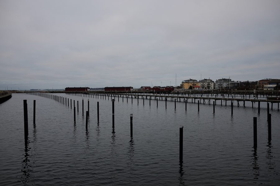 Harbor of Lomma on the Swedish coast