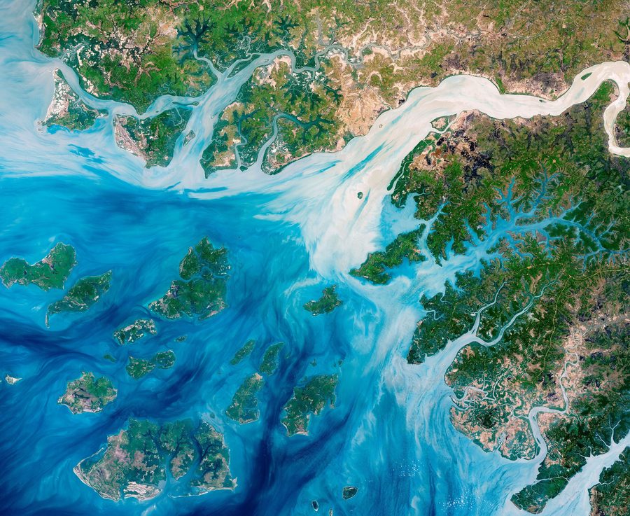 Coast and islands in Guinea-Bissau