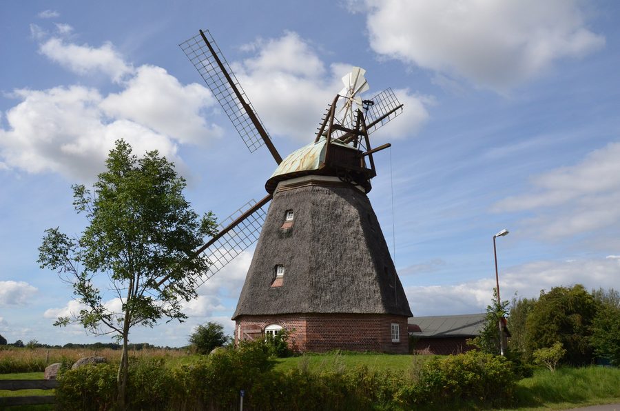 Historic windmill in Nübelfeld