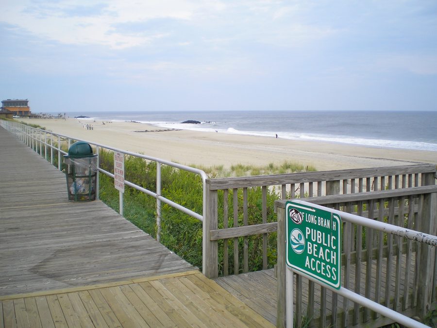 Long Branch Beach in New Jersey