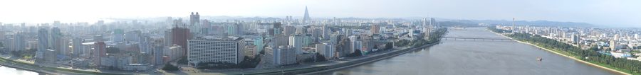 Skyline of Pyongyang