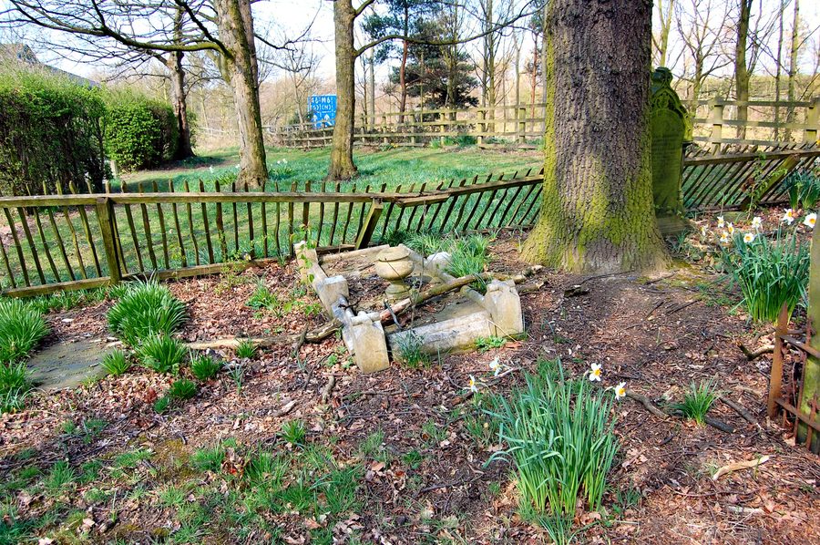 Forgotten cemetery in Risley, Warrington, Cheshire