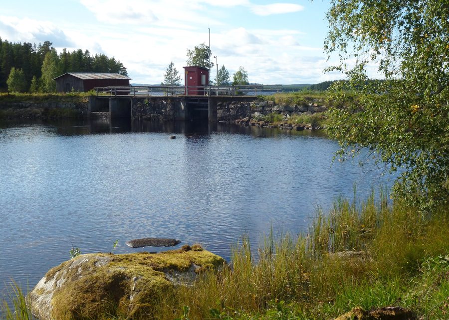 Hyttdamm bei Lövsjö bruk