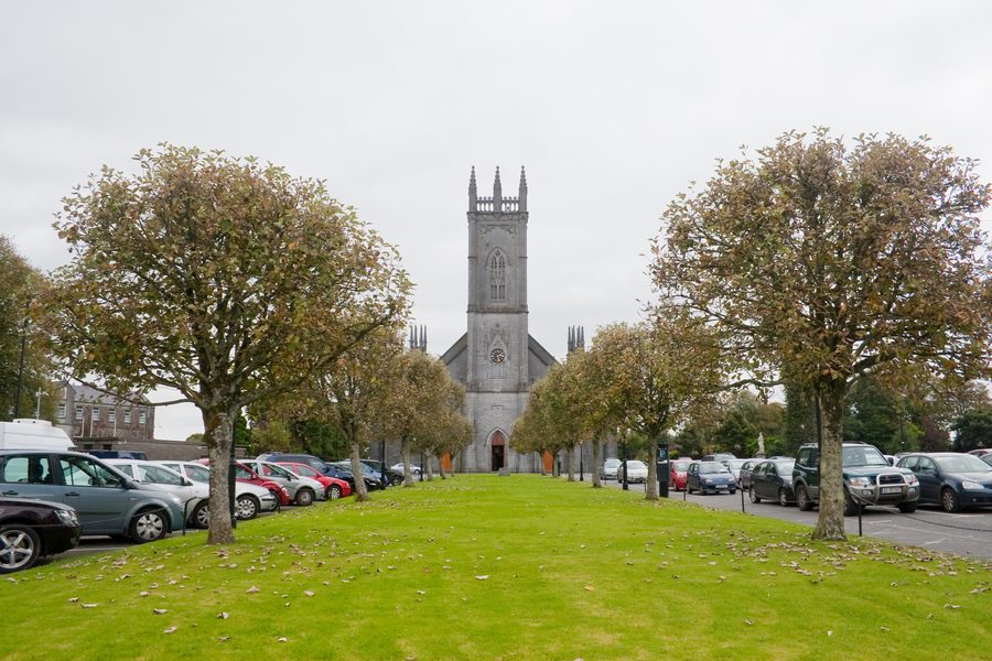 West front of the Cathedral of the Assumption in Tuam, County Galway