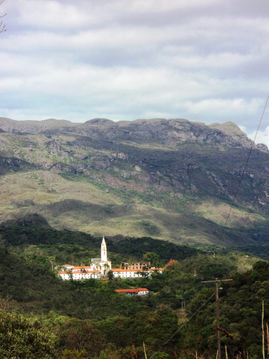Partial view of Serra do Caraça, in Catas Altas, Minas Gerais, Brazil.