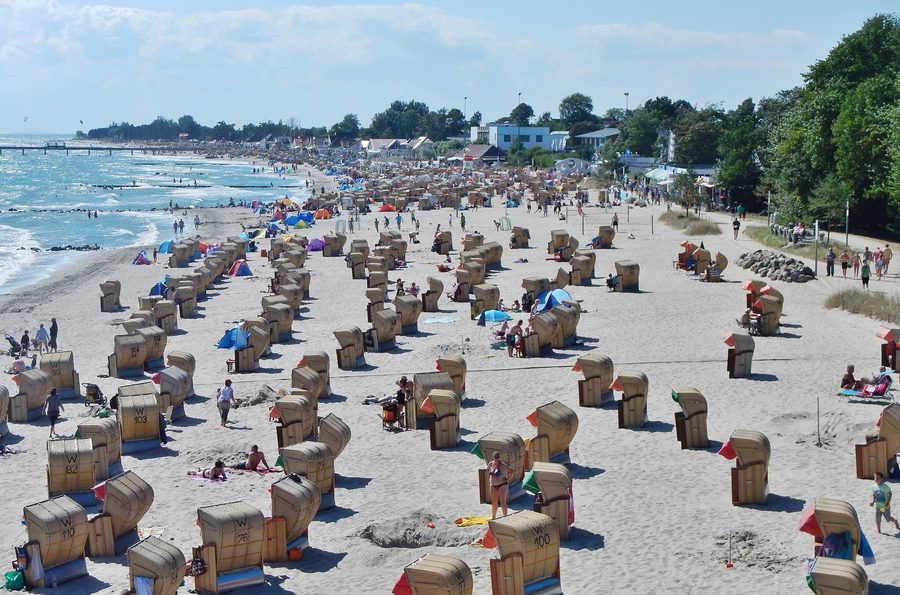 Beach near Kellenhusen on the Baltic Sea