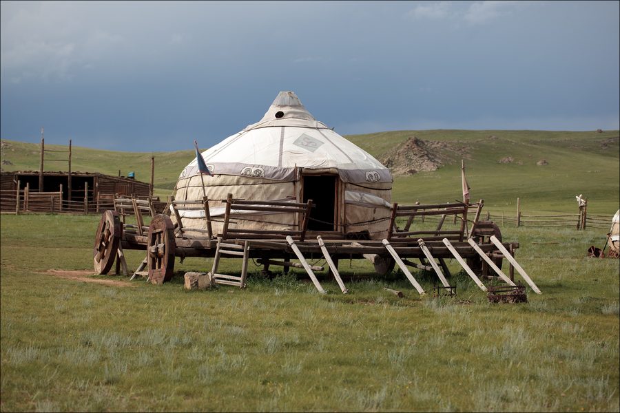 Yurt image as a cultural reference for Kazakhstan