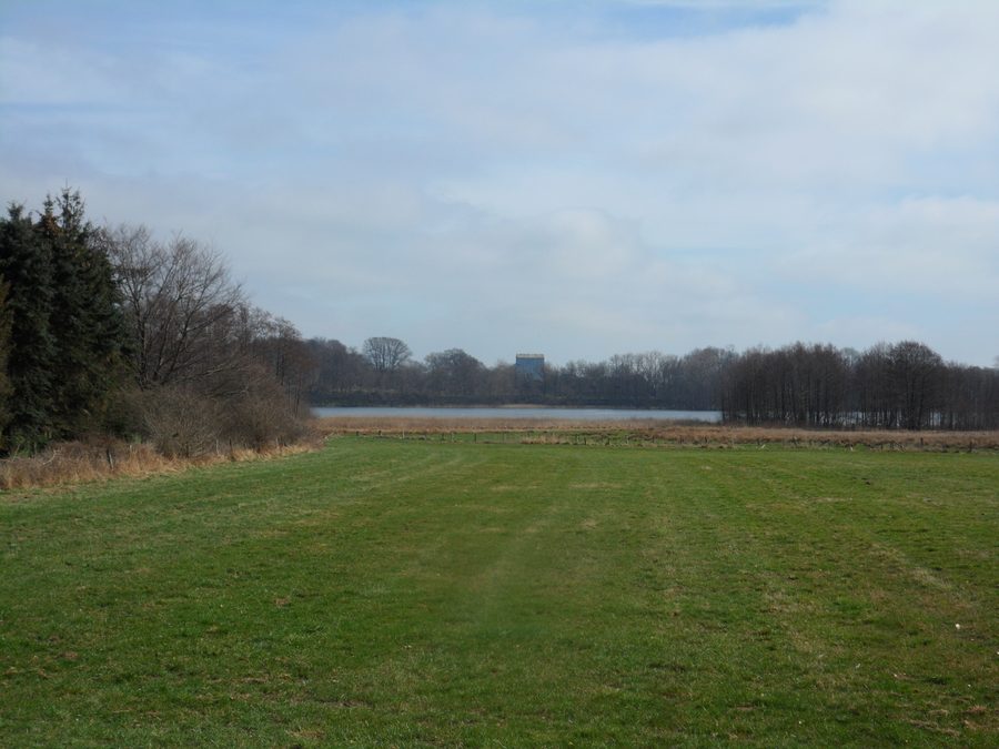 View of Lake Stolp from the village of Stolpe