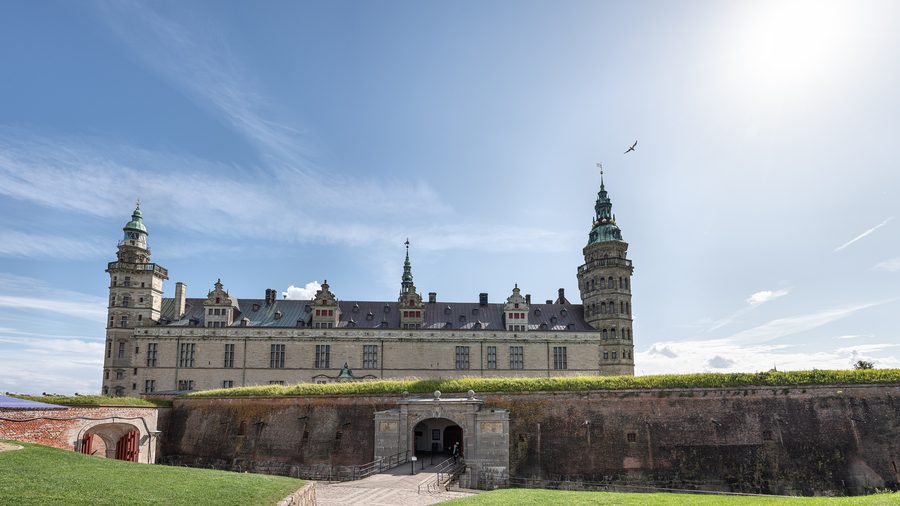 Kronborg Castle in Helsingør, Denmark