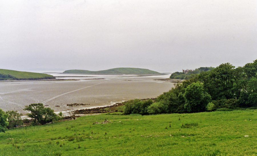 Clew Bay and Clare Island viewed from near Newport in County Mayo