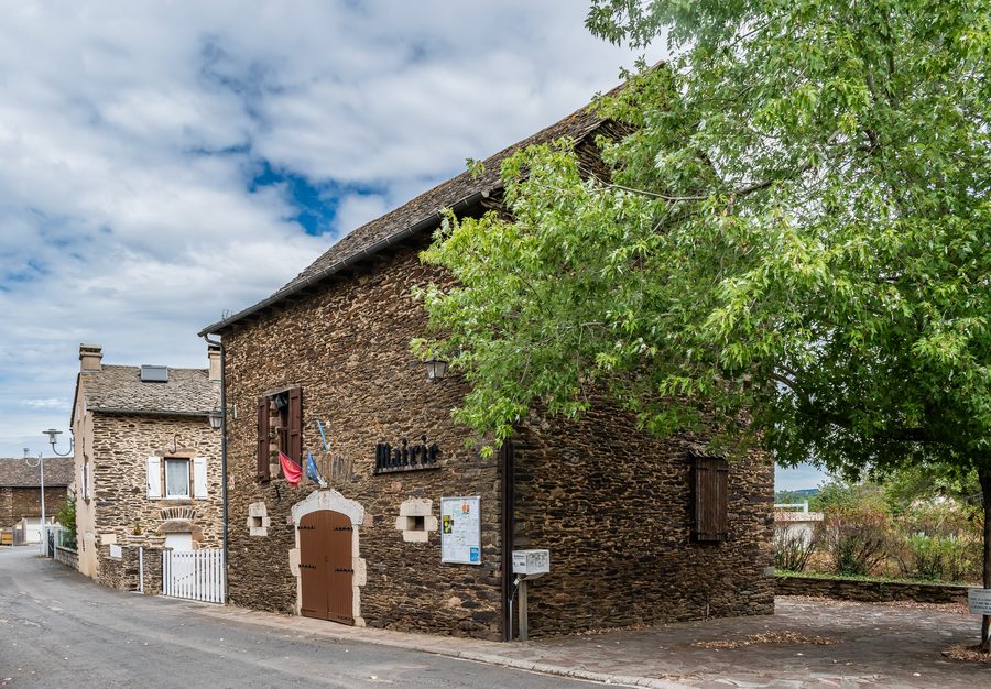 Town hall of Sainte-Juliette-sur-Viaur, Aveyron, France