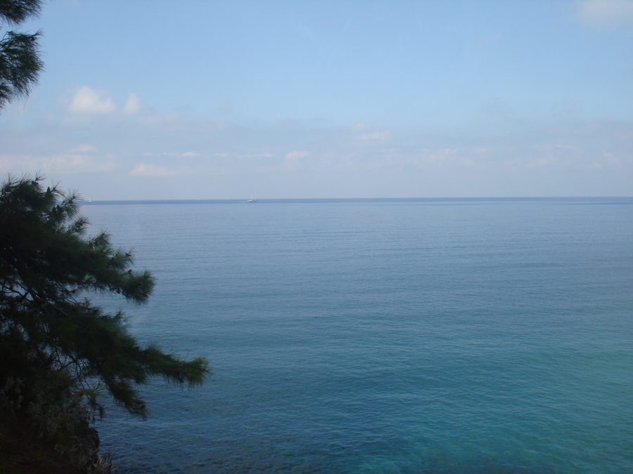 View of the Aegean Sea from the Turkish coast near Fethiye in the province of Muğla