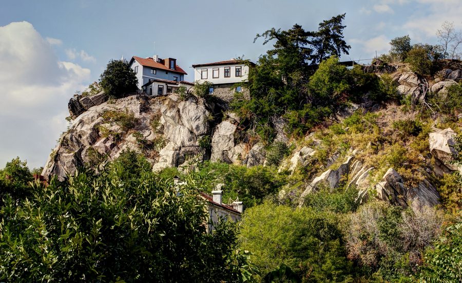 Djakov-Haus auf dem Dzhambaz-Hügel in Plowdiw