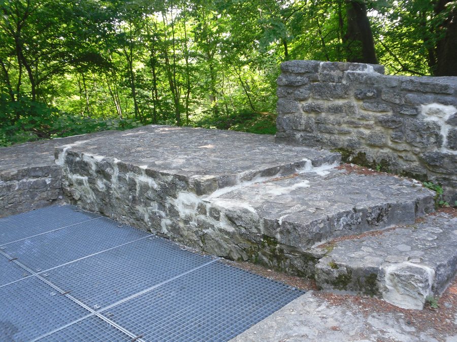 Ruins of Asseburg near Wittmar in Lower Saxony