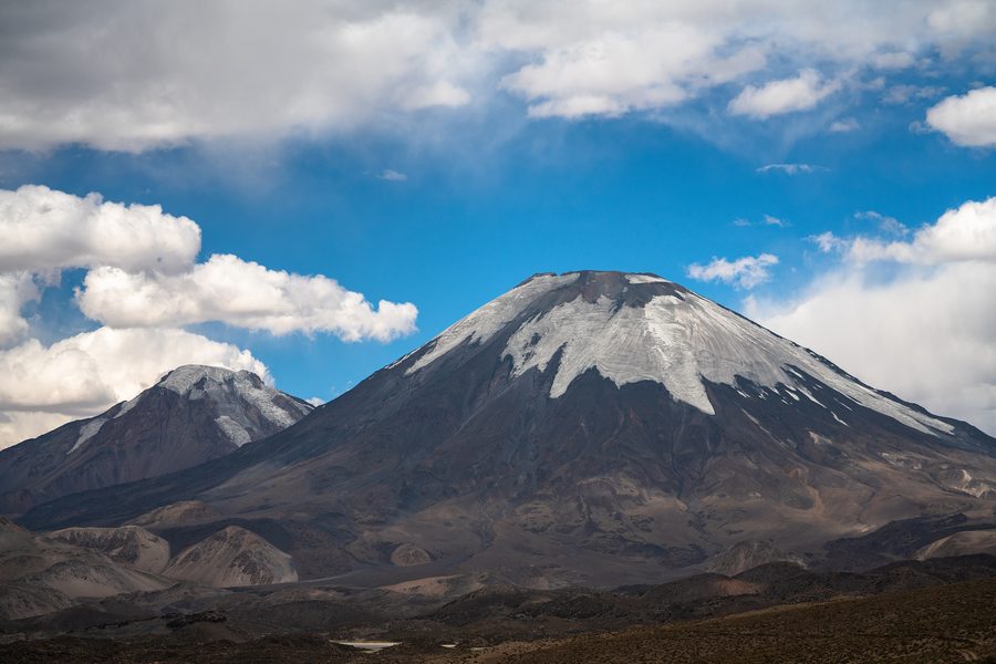 Andean landscape in Parinacota