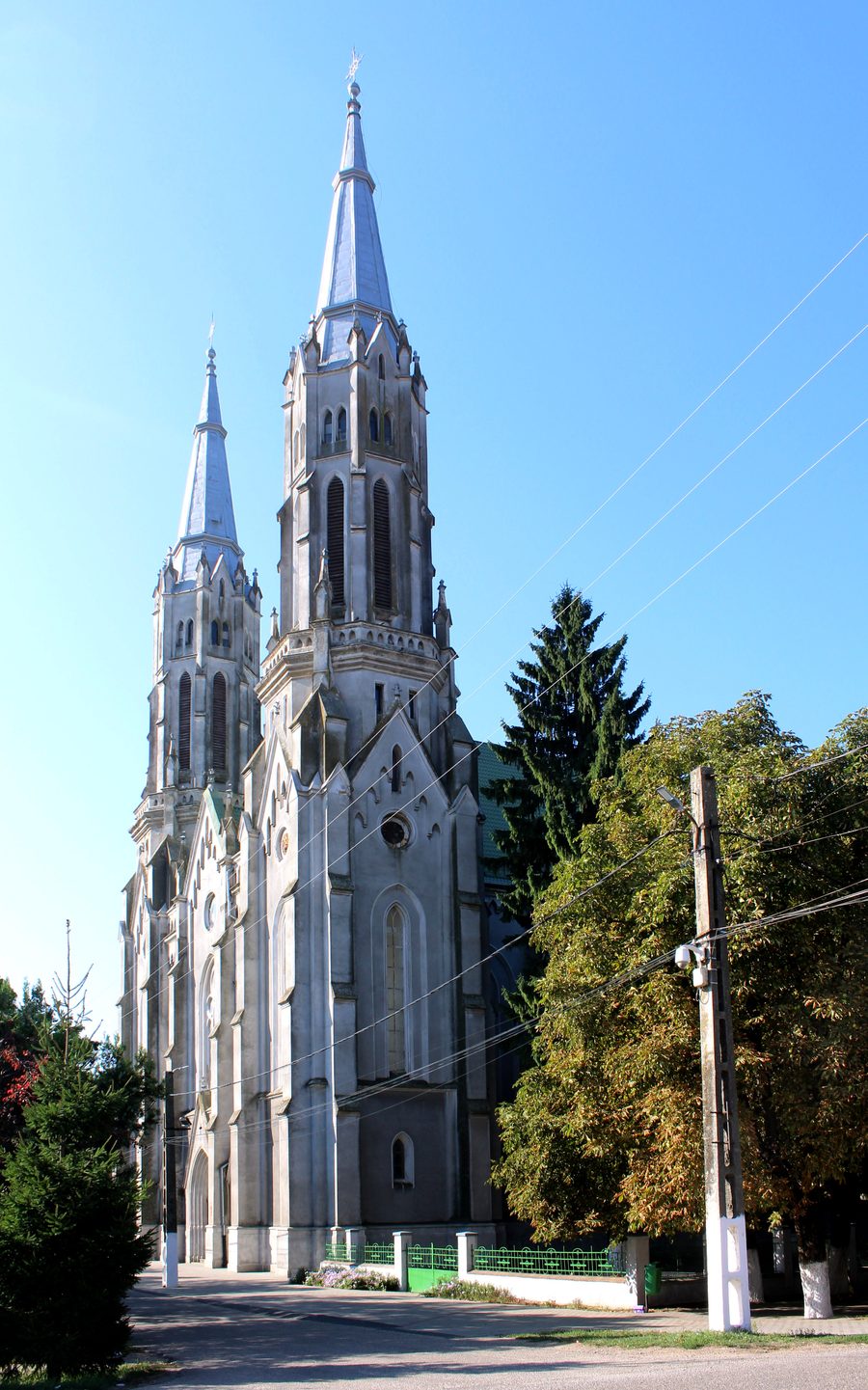 Roman Catholic Church in Vinga, Romania, in 2017