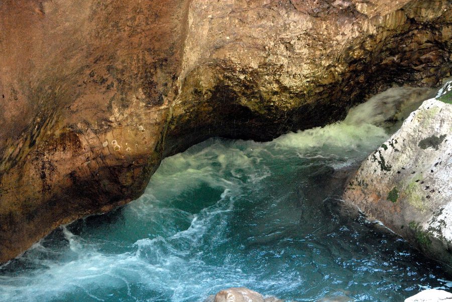Gorge of the Loibl brook in the Tscheppa canyon near Ferlach