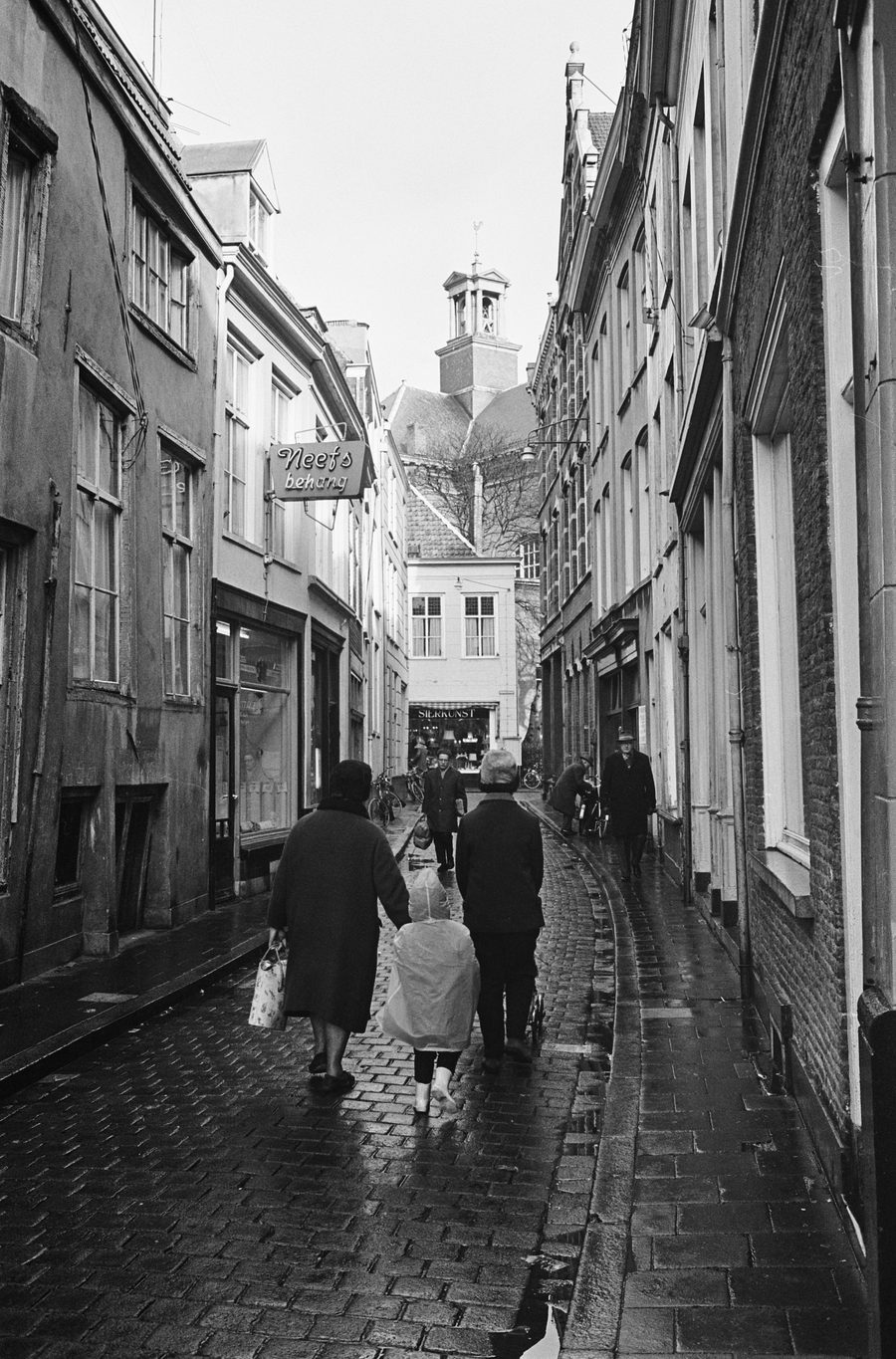 Historic street scene in 's-Hertogenbosch.