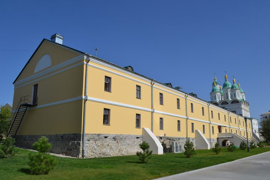 Officers' chambers of the Astrakhan Kremlin in Astrakhan, Russia