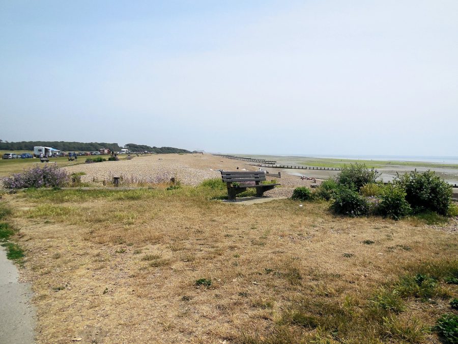Beach section at Ferring on the coast of West Sussex