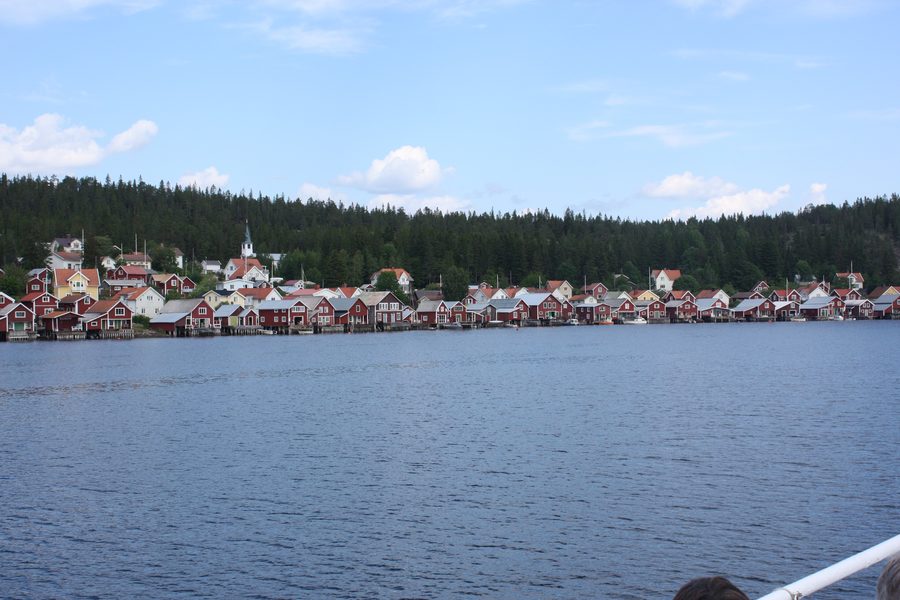 Ulvöhamn on the island of Norra Ulvön in Örnsköldsvik Municipality