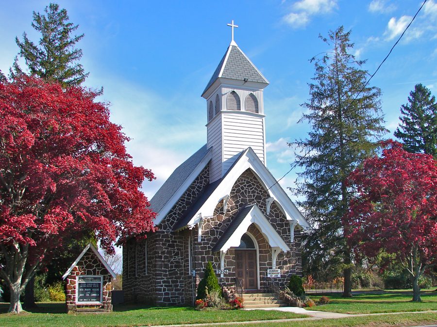 Downer Methodist Episcopal Church in Monroe Township, Gloucester County, New Jersey