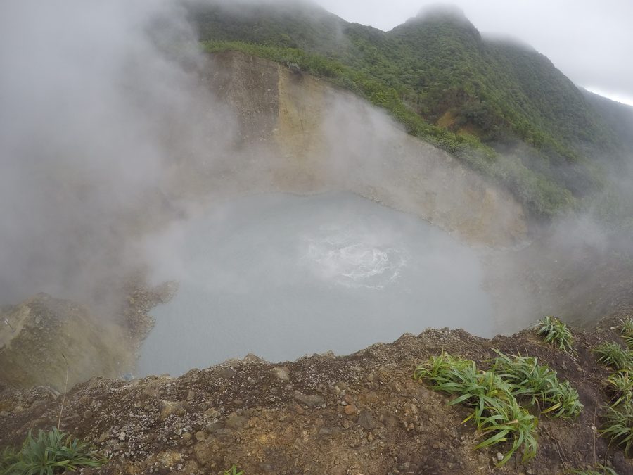 Boiling Lake on Dominica