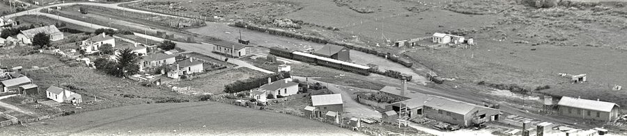 Tokanui railway station in 1956