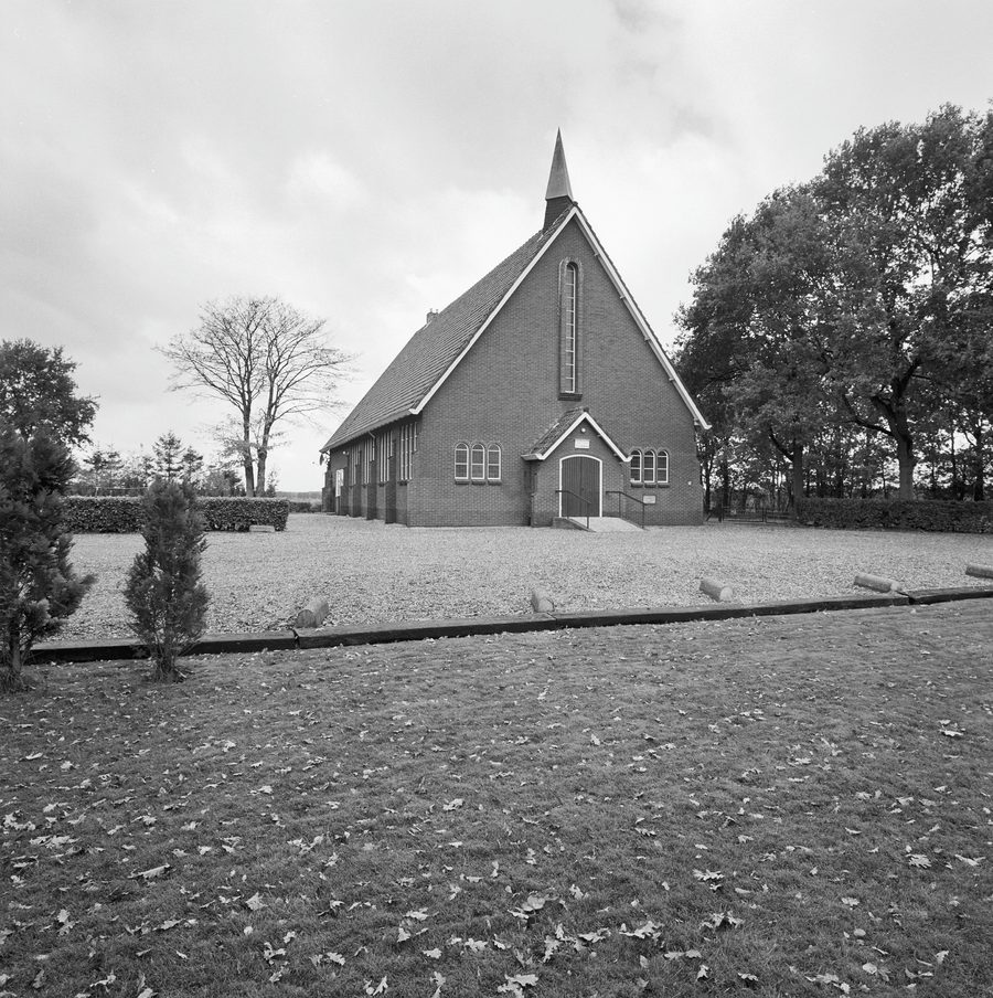 Exterior view of the Reformed church in Drijber near Wijster