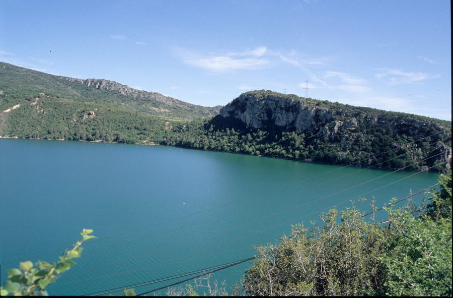 Tremp and the waters of the Sant Antoni reservoir