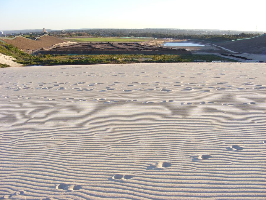 Sand dunes at Wanda in the Sutherland Shire, Sydney.