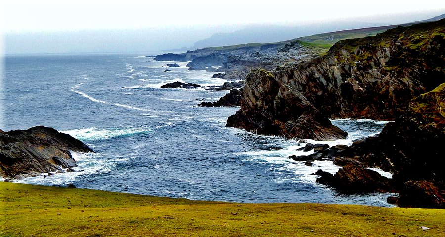 Coastal scenery near Clogmore on Achill Island, County Mayo