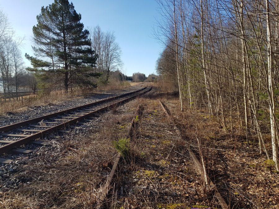 Railway yard in Persberg, Filipstad Municipality, Sweden