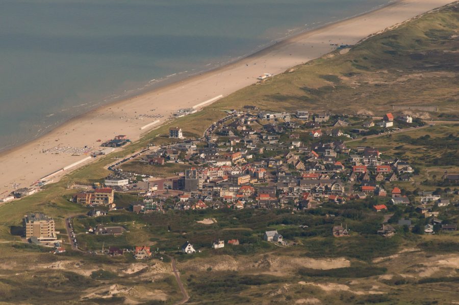 Aerial photograph of Bergen aan Zee