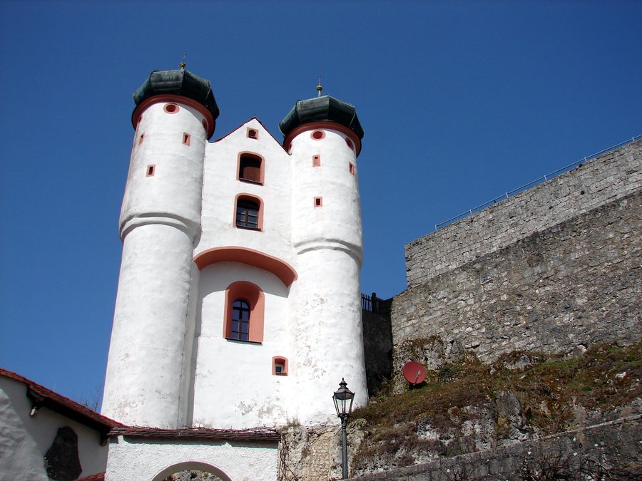 Parsberg Castle, a hilltop castle in Parsberg in the district of Neumarkt in der Oberpfalz