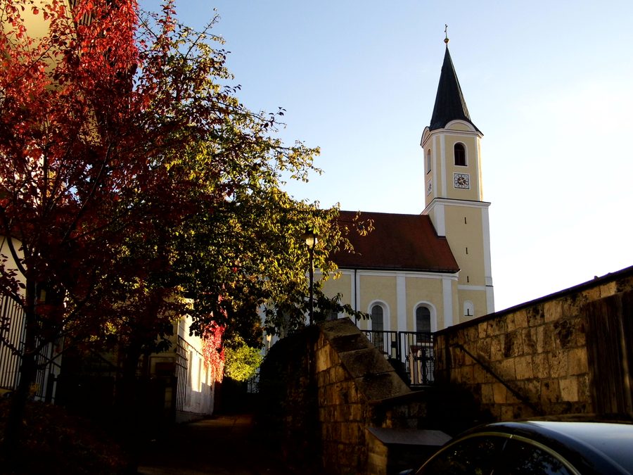 North side of the parish church of St. John the Baptist in Glonn