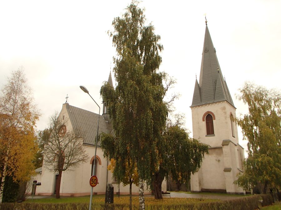 Harmånger Church in Harmånger, Nordanstig, Sweden